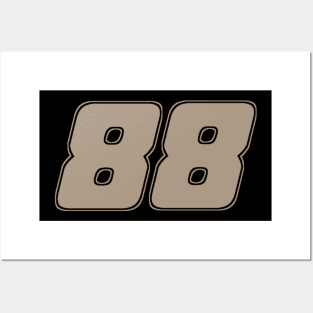 88 brown racing Posters and Art